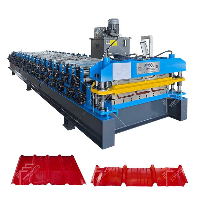 Steelmama High Output TR4 & TR5 Double Roof Panel Roll Forming Machine for Peru