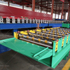 High Quality Glaze Tile Metal Roof Sheet 1000 Brick Step Tile Roll Forming Machine Production Line