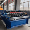 TR6 IBR Trapezoidal And Corrugated Q Tile Double Layer Sheet Iron Steel Roll Coil Roof Roll Forming Machine