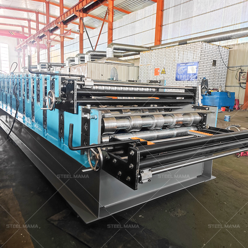 Customized Automatic 836 Corrugated Sheet 840 IBR Trapezoidal Metal Roof Plate Iron Sheet Double Layer Roll Forming Machine