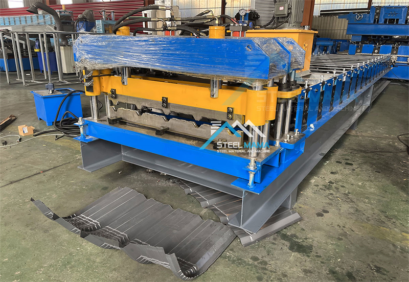 Trapezoida roofing sheet roll forming machine