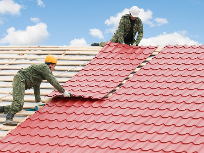 How is roofing sheet manufactured?