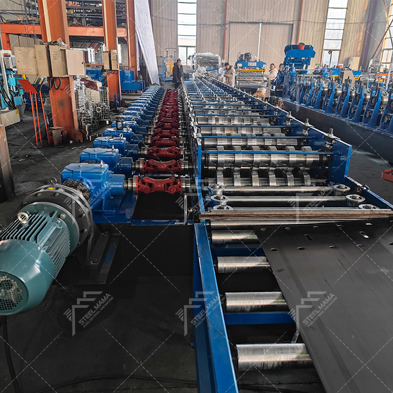 Standard W Beam Two Wave Three Wave Highway Guardrail Making Machine Fence Post Machine For Mexico