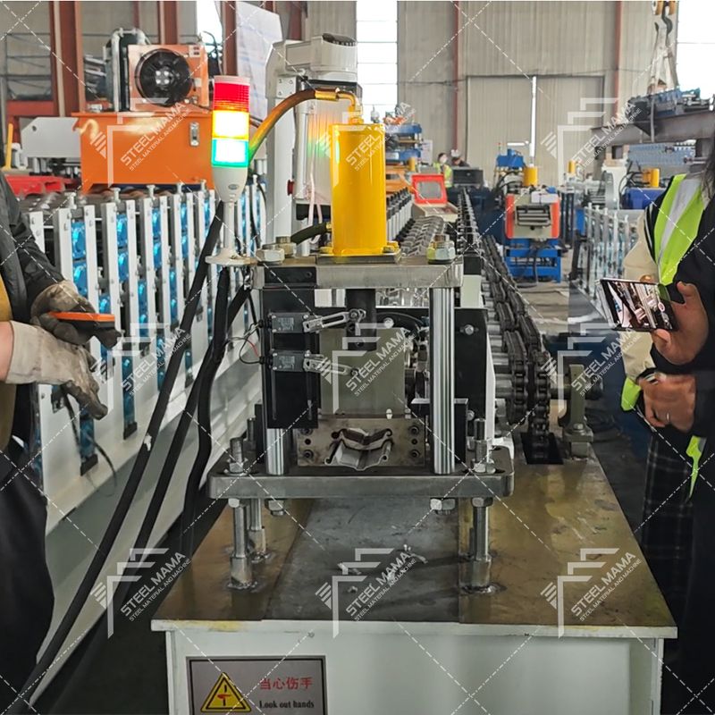 Mexico Popular High Quality Customized Metal Euro Type Shutter Door Roll Forming Machine Production Line