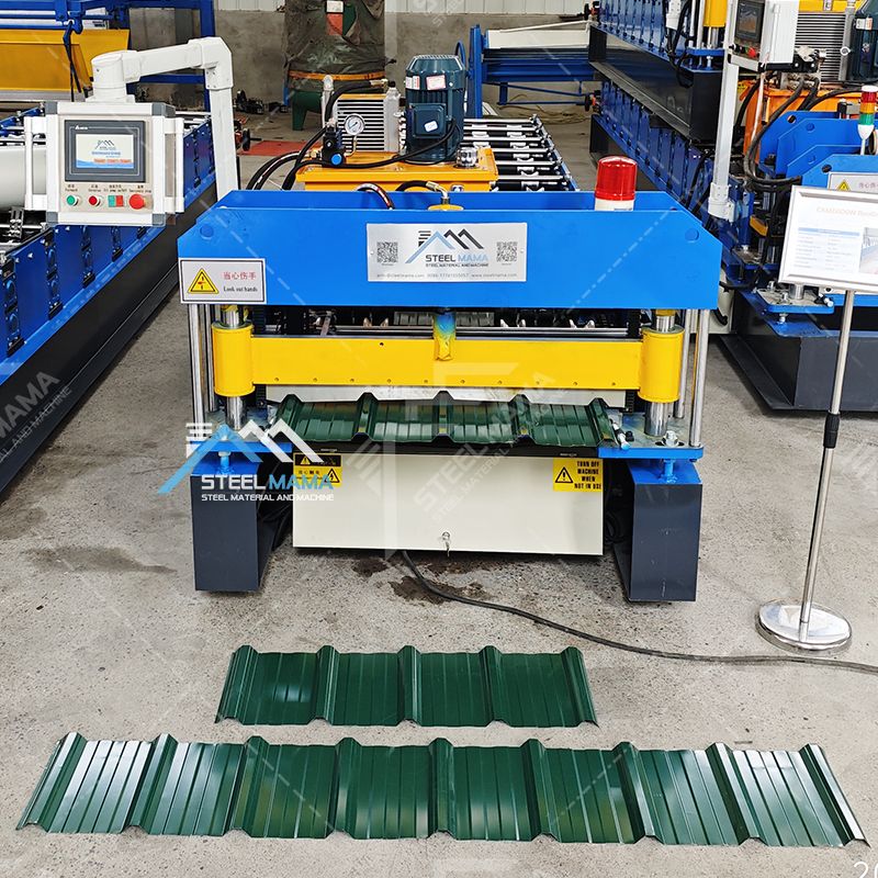 Cameroon Popular Fully Automatic High Precision 840 IBR Trapezoidal Roofing Sheet Making Machine
