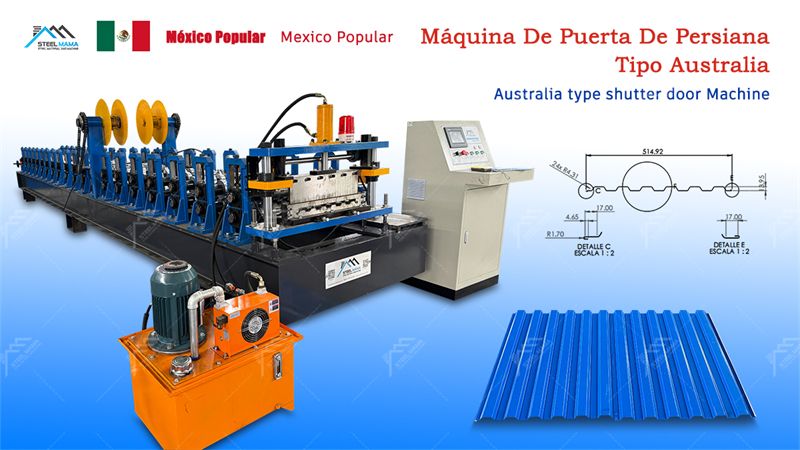 rolling shutter door forming machine
