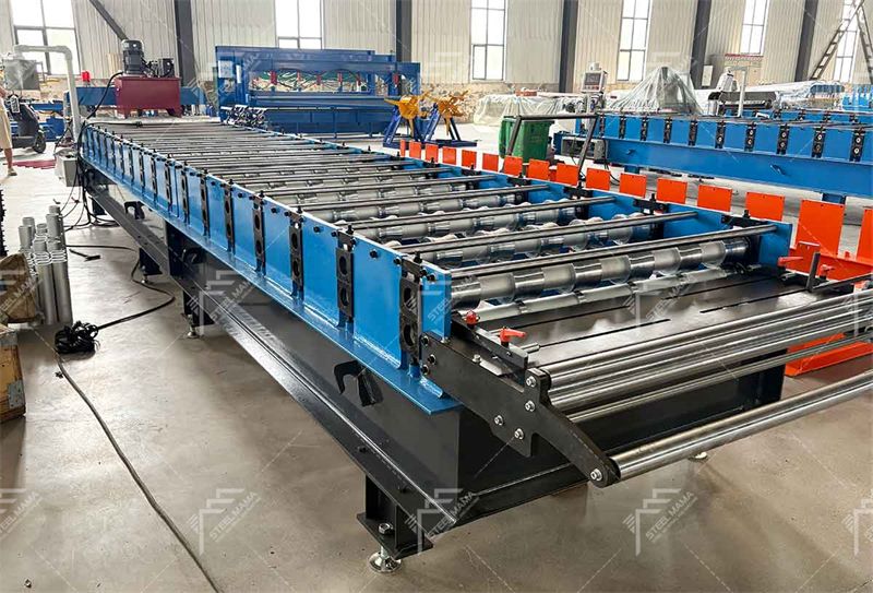 IBR steel roofing sheet cold working machine