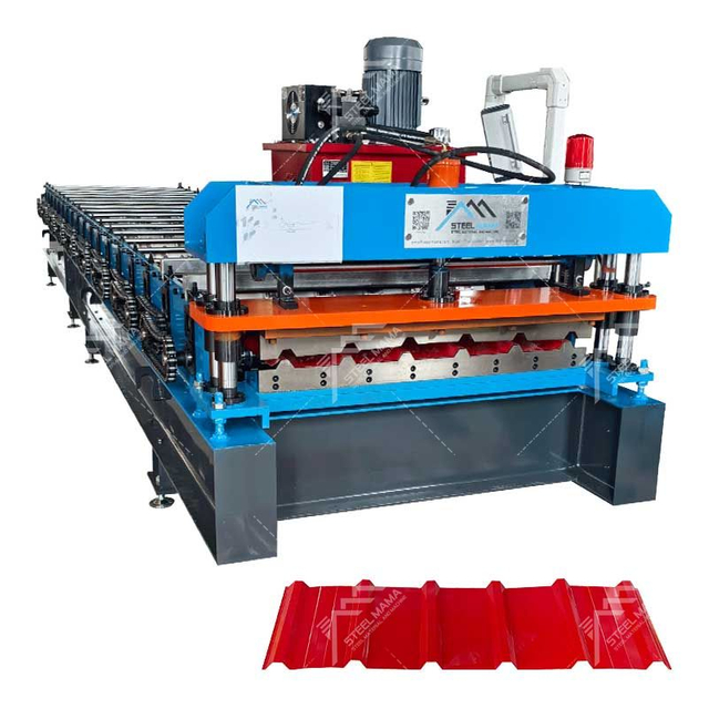 Colombia Popular Easy Operation TR6 Trapezoidal Roofing Sheet Roll Forming Making Machine