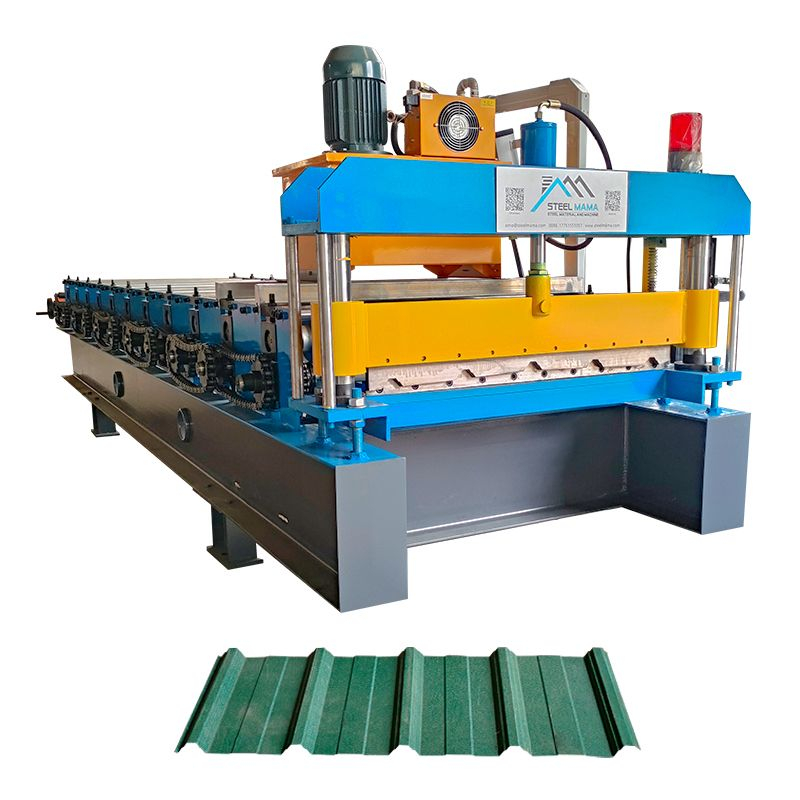 Zimbabwe Popular Long Lifespan High Efficiency 840 Trapezoidal Roofing Sheet Roll Forming Machine