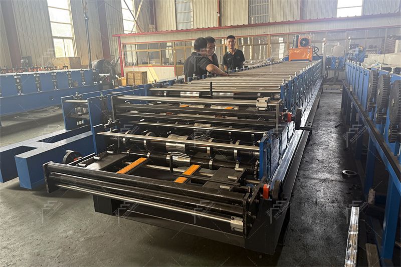 double layer roll forming deck machine