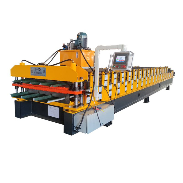 Peru Popular High Performance Full Automatic TR4 Trapezoidal & TR5 Trapezoidal Roofing Sheet Double Layer Machine
