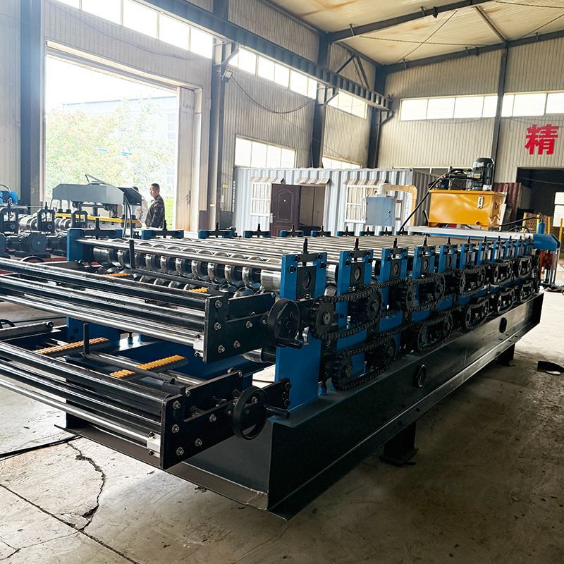 Bolivia Popular High Performance 840 Trapezoidal & 836 Corrugated Roofing Sheet Double Layer Machine