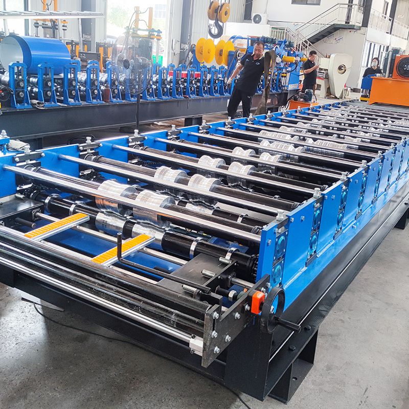 Iraq Popular High Stability1000 Trapezoidal Roofing Sheet Roll Forming Machine