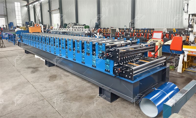double layer roll forming deck machine