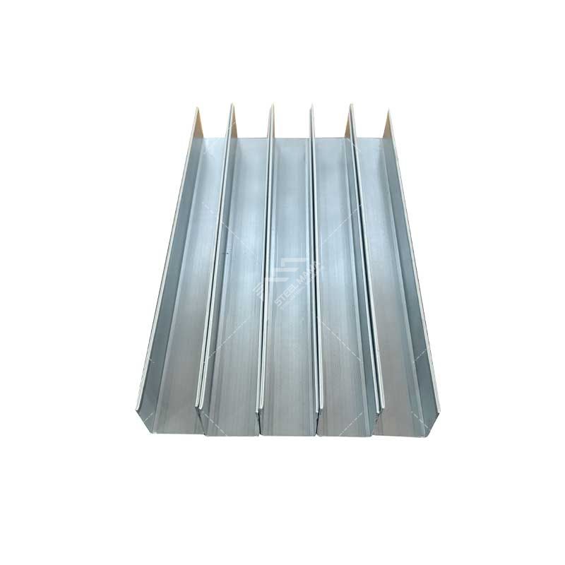Steelmama Spain Popular High Productivity Metal U Track Double Row Keel Roll Forming Machine 
