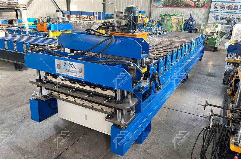 double layer tile roof forming machine