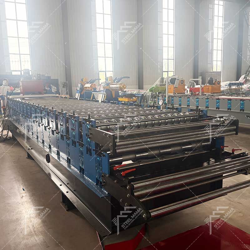 Argentina Popular High Efficiency 988 Corrugated & 1010 IBR Double Layer Roofing Panel Roll Forming Machine
