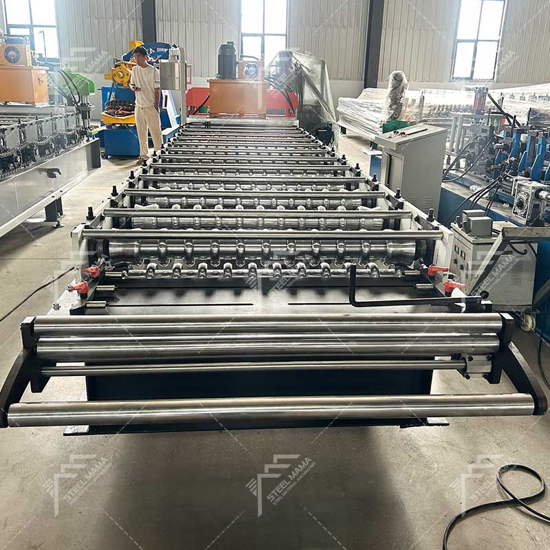 Steelmama High Output Durable Bolivia Popular 836 Corrugated Roof Sheet Roll Forming Machine