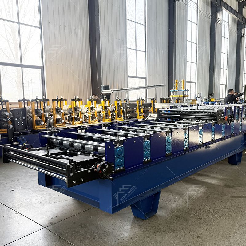 South Africa Popular Customizable 686 Trapezoidal & 762 Corrugated Roofing Sheet Double Layer Machine