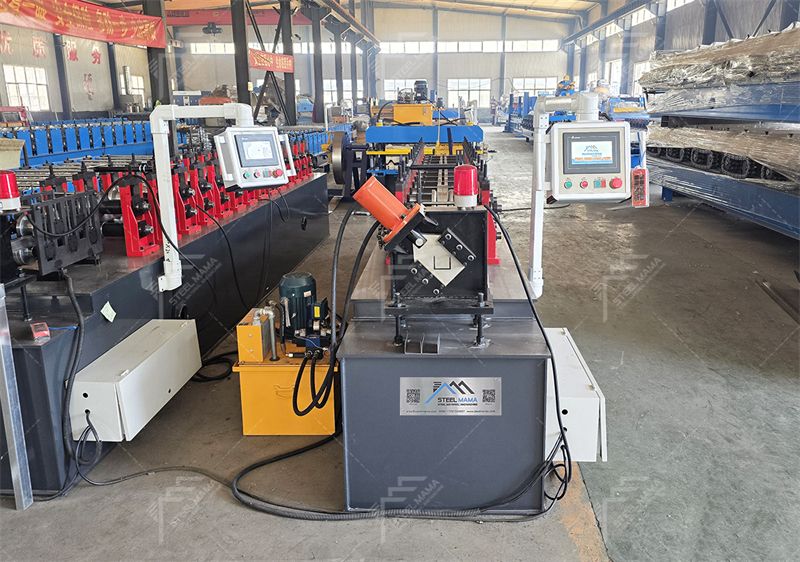 Metal U profile forming machine