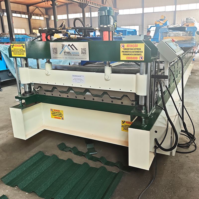 Brazil Popular Hot Sale Full Automatic TP40 Trapezoidal Roofing Sheet Roll Forming Machine