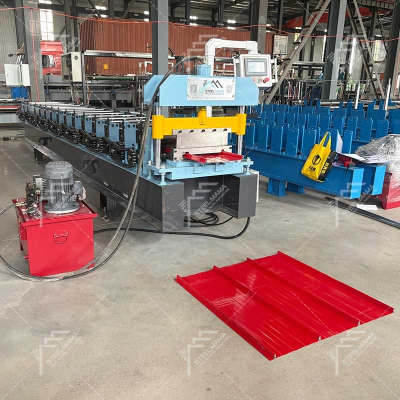 Thailand Popular Construction Building Material Metal Color Steel 310 Self Lock Roof Sheet Roll Forming Machine Price