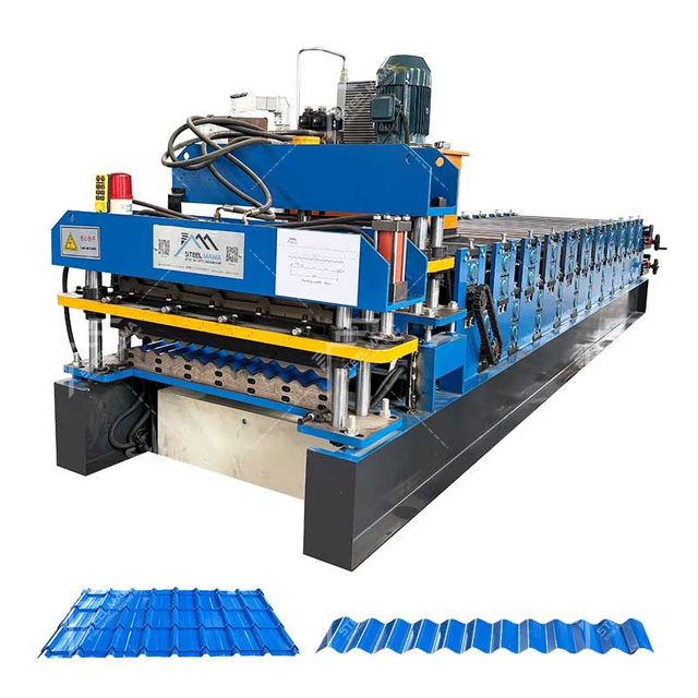 Steelmama Zimbabwe Popular 840 IBR & 836 Corrugated Roofing Sheet Double Layer Cold Roll Forming Machine Manufacturers