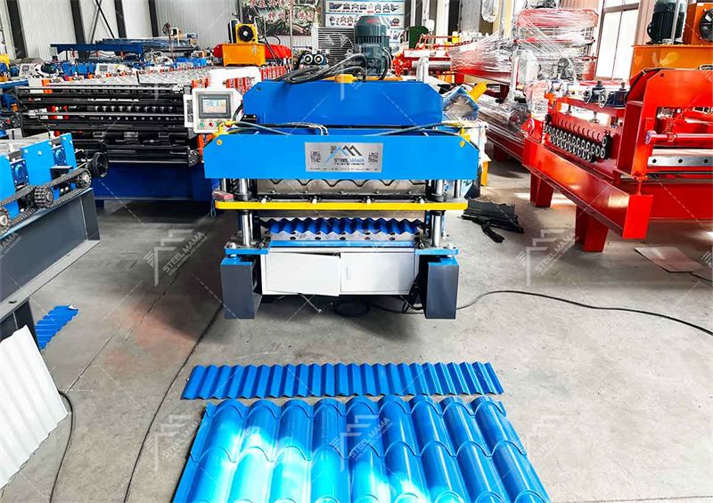roof panel double layer forming machine line