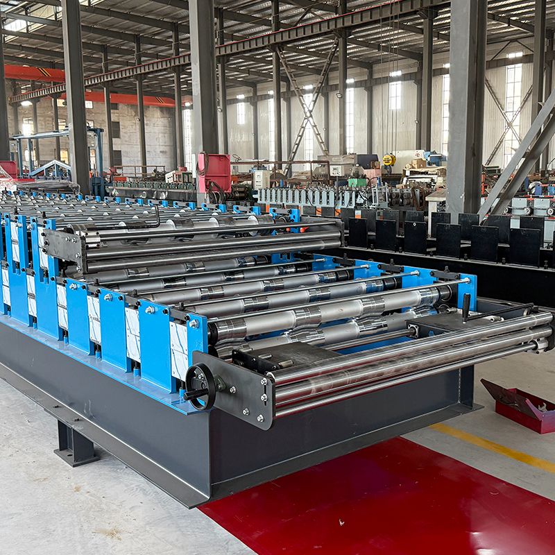 Peru Popular Custom Design TR4 Trapezoidal & TR5 Trapezoidal Roofing Sheet Double Layer Machine