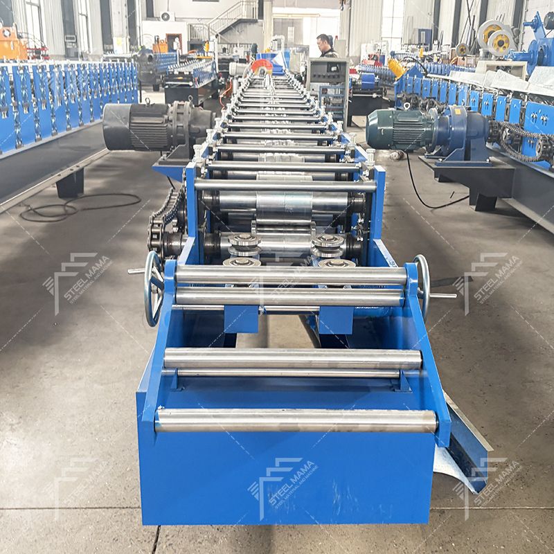 India Popular High Quality Full Automatic Steel Gutter Roll Forming Machine