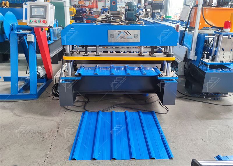 1025 Trapezoidal Roofing Sheet Roll Forming Machine