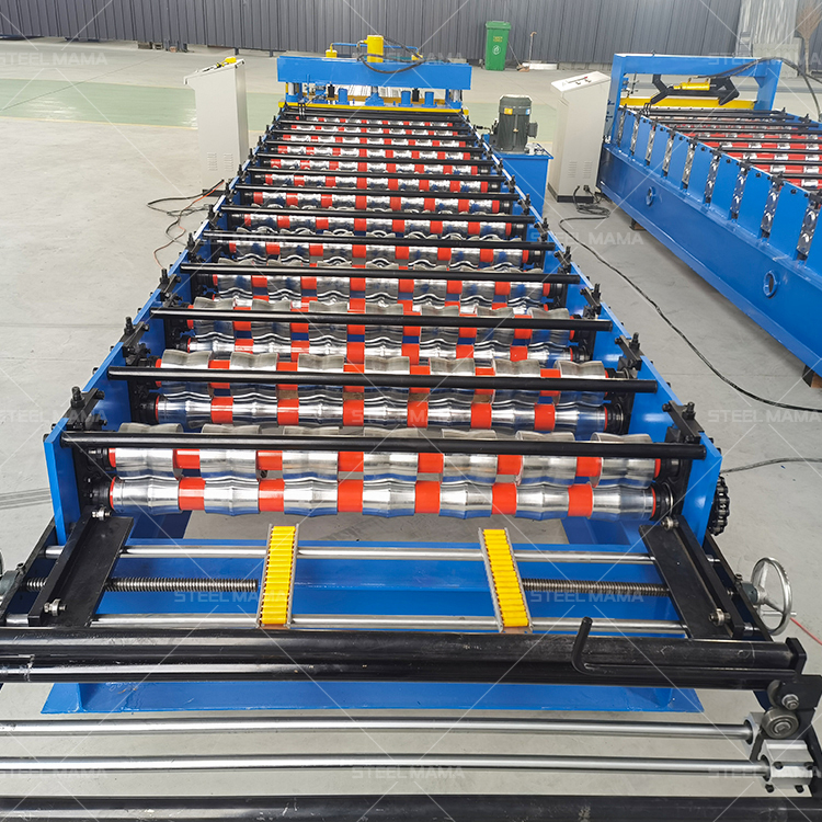 Factory Customized Nigeria Top sale Glazed metal roof Metcopo Tile Roll Forming Machine Building Material Machinery