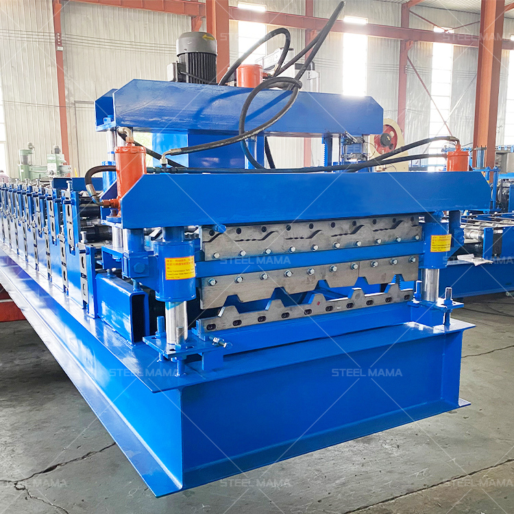 Factory 800 Glazed Tile 720 IBR Trapezoidal Sheet Combined Double Layer Steel Roof Roll Forming Machine