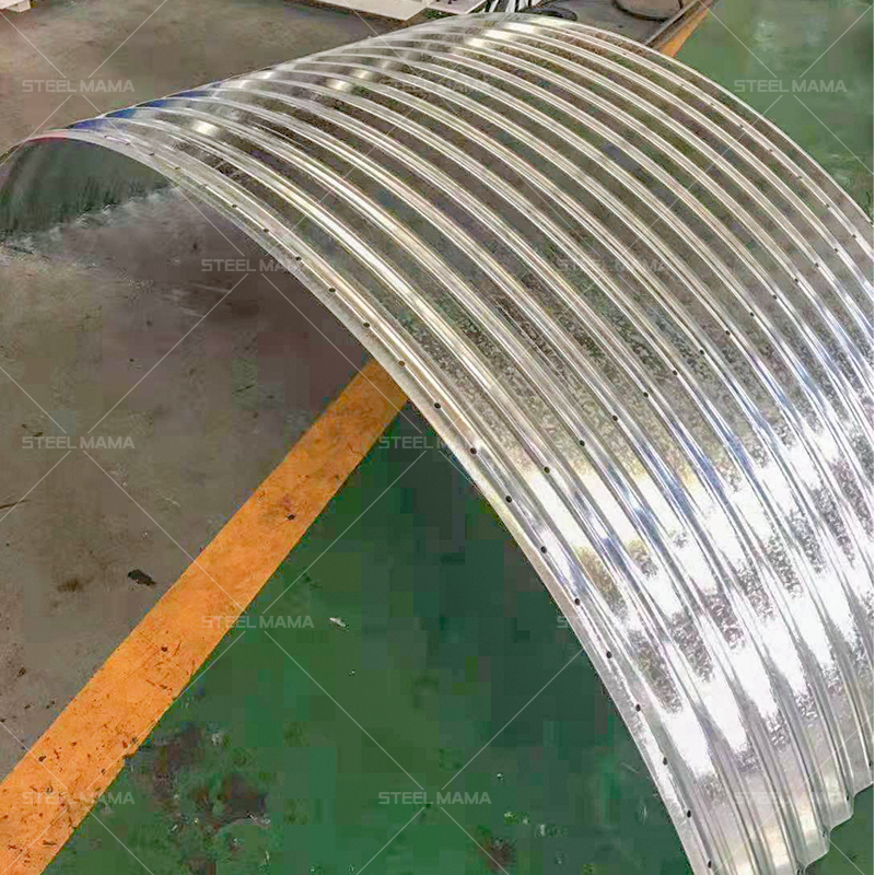 Metal Galvanized Steel Corrugated Grain Storage Silo Wall Sheet Roll Forming Machine For Silo Mill Side Panel