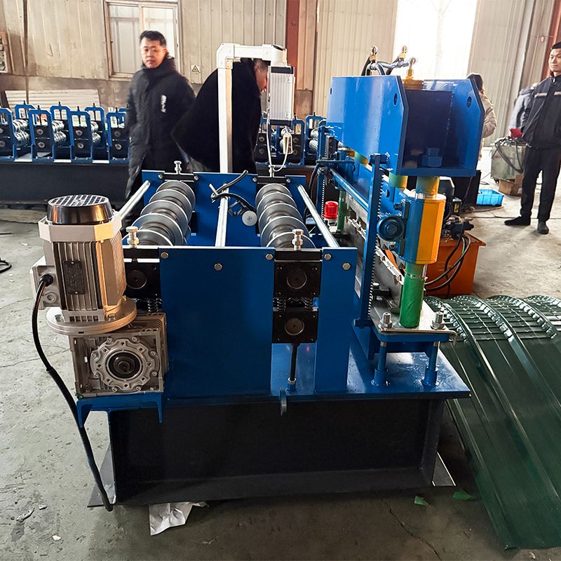 Zimbabwe Popular Custom Design High Productivity Trapezoidal Sheet Crimping Machine