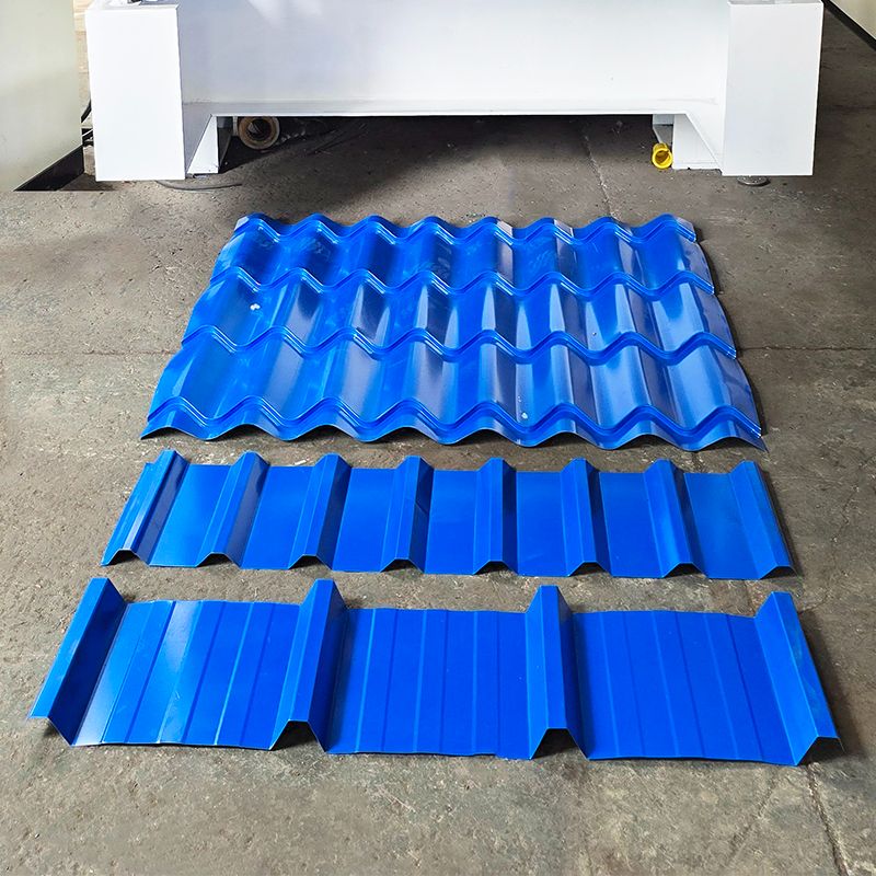 Guatemala Popular High Performance 1000 Tile & R101 IBR & TR4 IBR Three Layer Roofing Sheet Machine