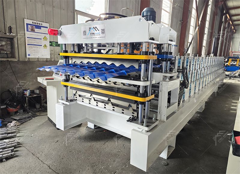 automatic three layer cold roll forming machine