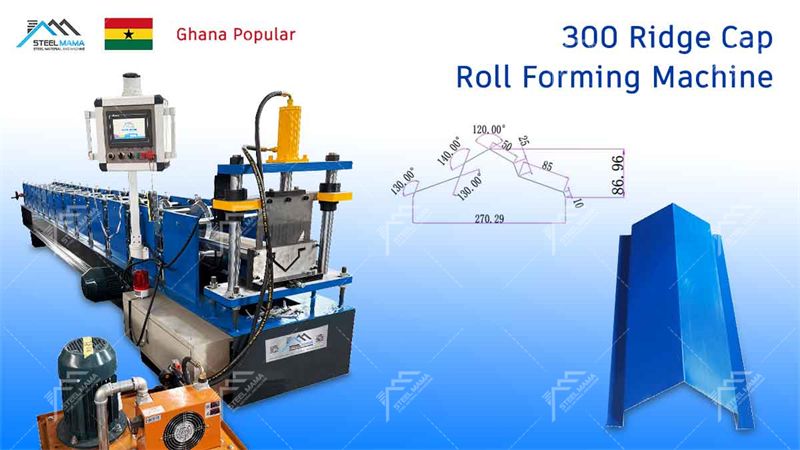 ridge cap machine factory