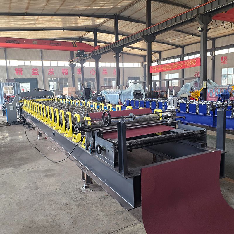 Russian Popular Full Automatic 1100 Glazed Tile with Gear Box Driveroof Sheet Machine