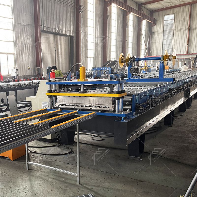 Indonesia Popular Full Automatic Australian Type Shutter Door Roll Forming Machine 