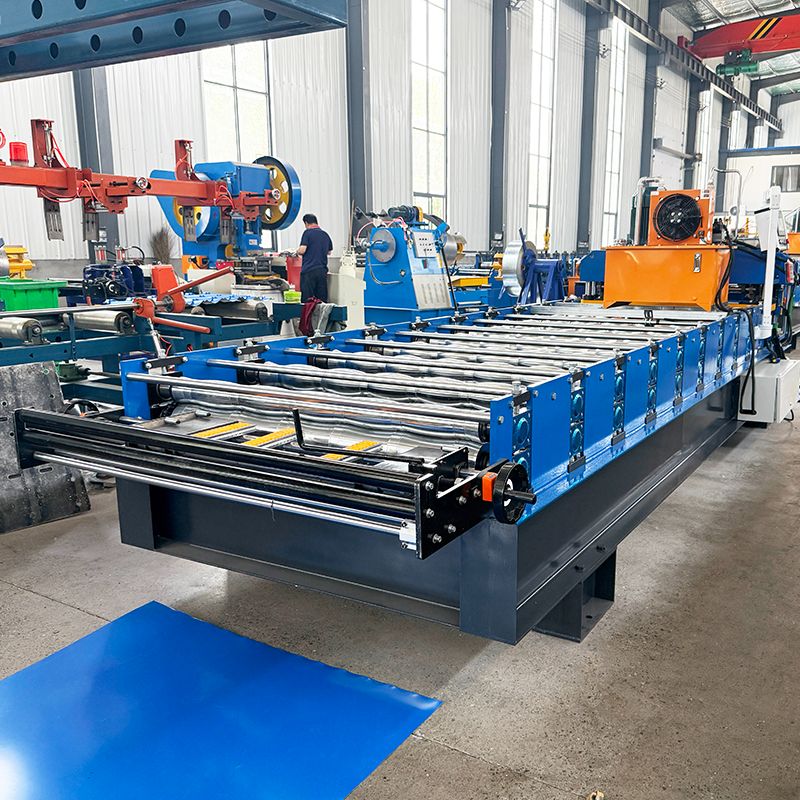 Ethiopia Popular Full Automatic 1035 Tile Roof Sheet Roll Forming Machine