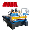 Export Trapezoidal Metal Roof Panel Steel Sheet Roll Forming Making Machine for Zambia