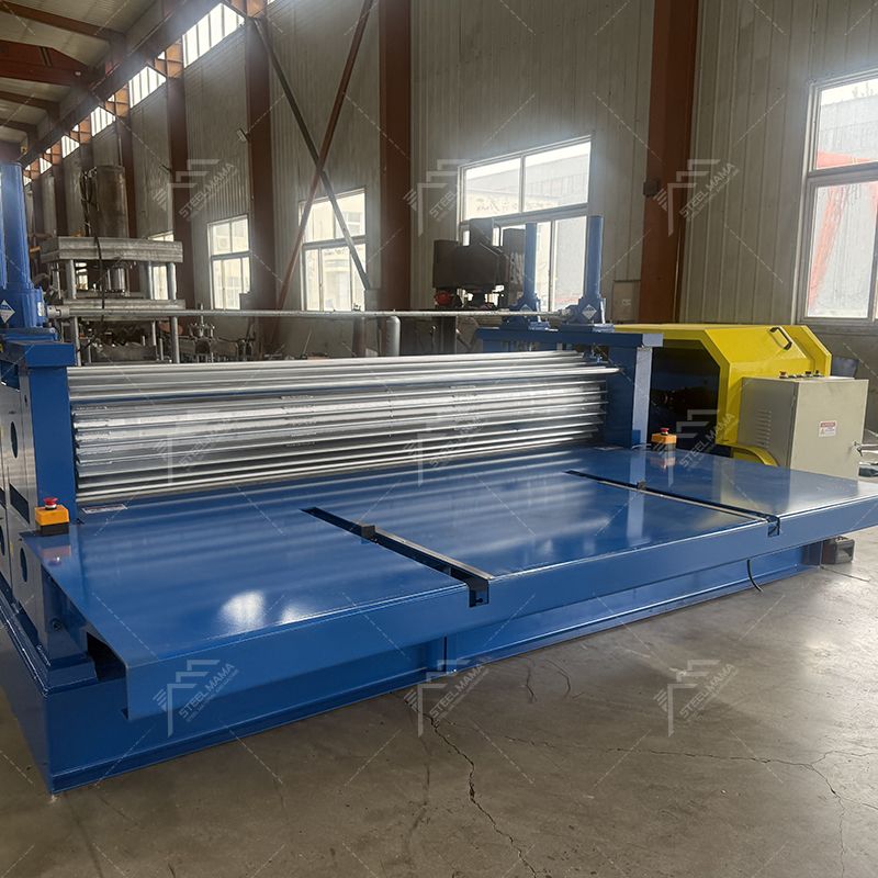 Ivory Coast Popular Galvanized Steel Barrel Corrugated Roof Sheet Roll Forming Machine