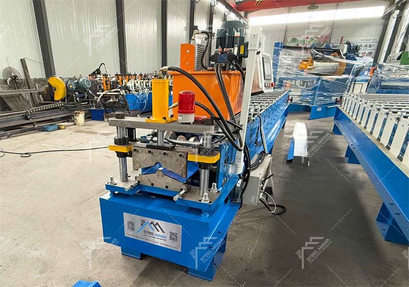 metal ridge cap machine