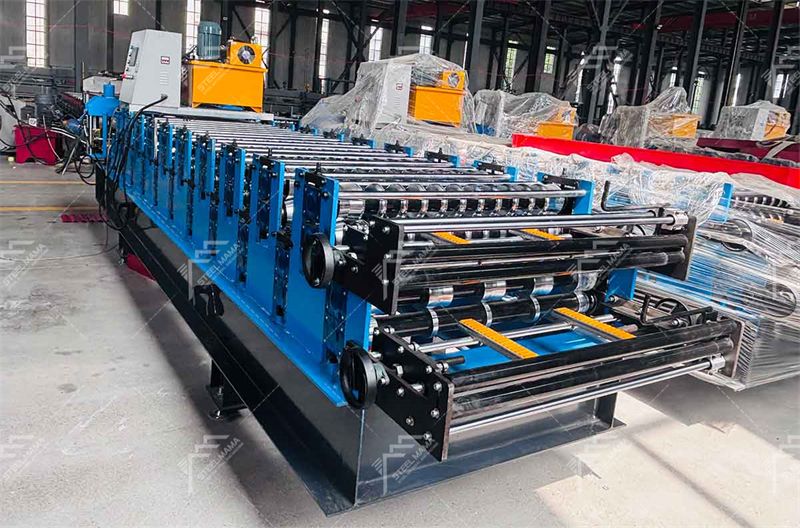 double layer roofing sheet machine