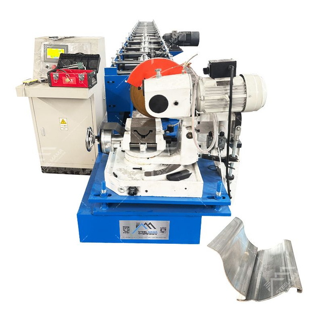 India Popular High Quality Full Automatic Steel Gutter Roll Forming Machine